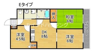 クリスタルハイツ清水丘の物件間取画像